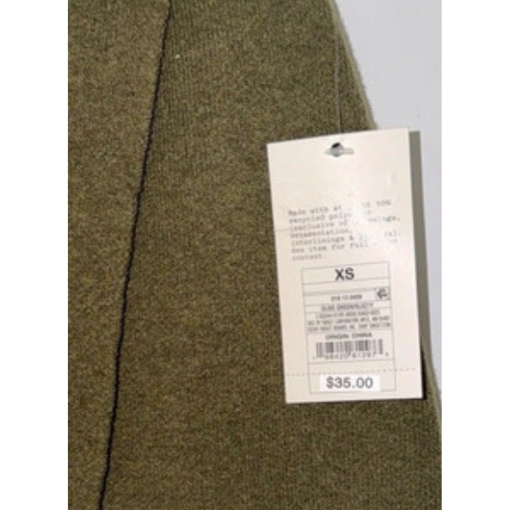 A New Day Olive Green Knit Maxi Skirt, XS - Picture 6 of 6